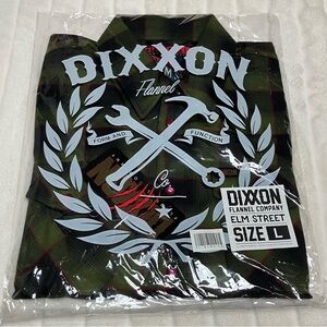 New DIXXON The Elm St 2.0 Flannel Mens Large BNIB